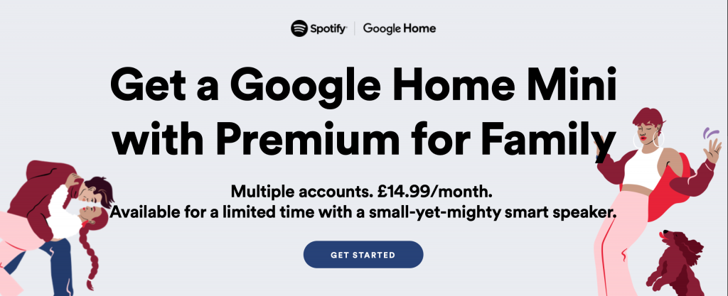 Free Google Home Spotify Family